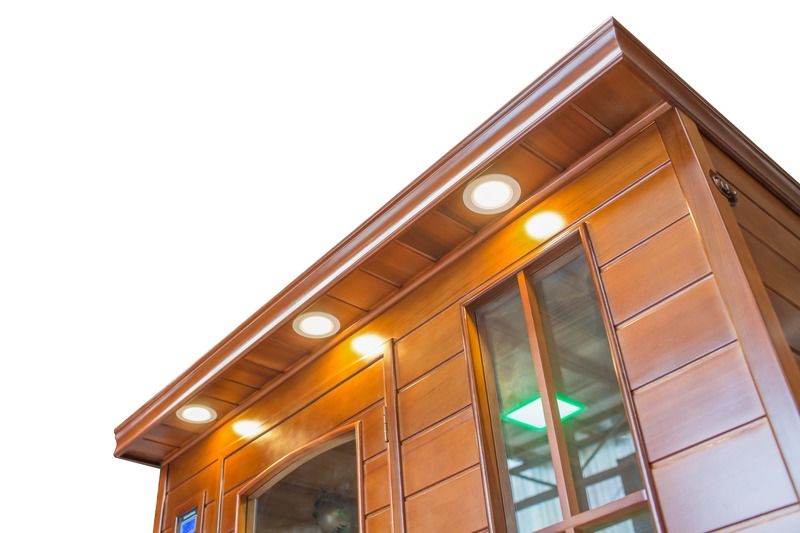 赤外線サウナ屋内ウェットデトックスルームコンピュータ制御パネルLightwaveウェット発汗スチームバス