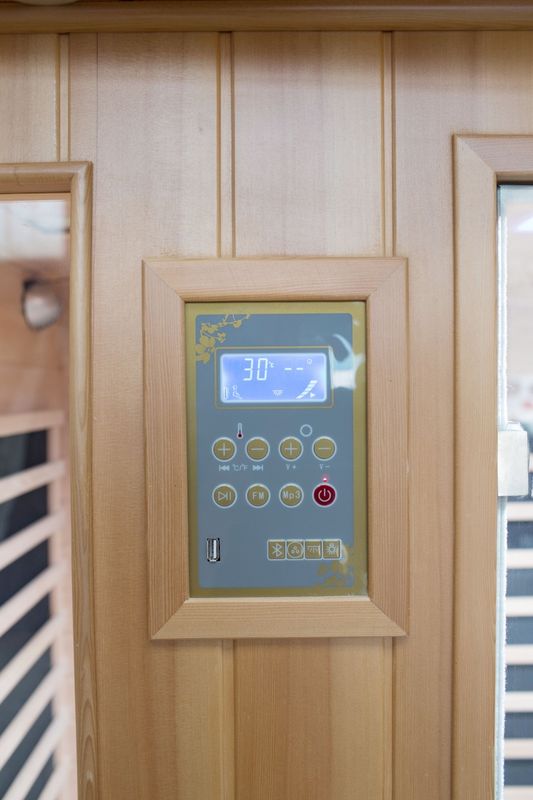 高品質の木製サウナルーム 赤外線蒸気浴 2021 コンピューター制御パネルによって 蒸気乾燥機 蒸気シャワー 熱売り