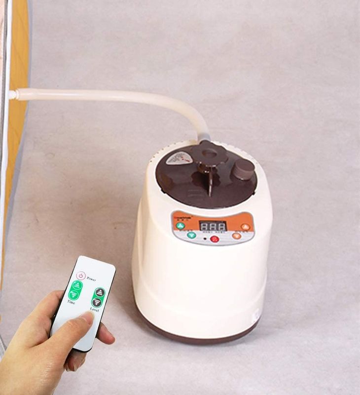 2リットルのモダンポータブルサウナ蒸気鍋発電機 家庭用 蒸気サウナ スパマシン 身体脱毒 減量 US EUプラグ